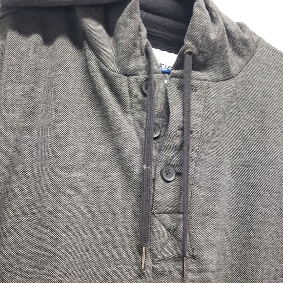 Ezekiel Henley Pullover Hoodie Sweatshirt Sweater Mens Gray Size XL - Picture 8 of 15